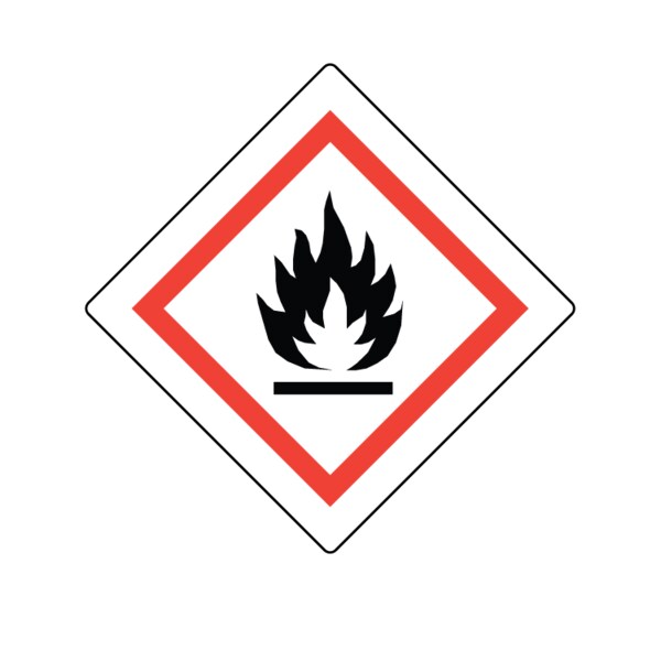 GHS Pictogram Label - Flammable 2" x 2"
